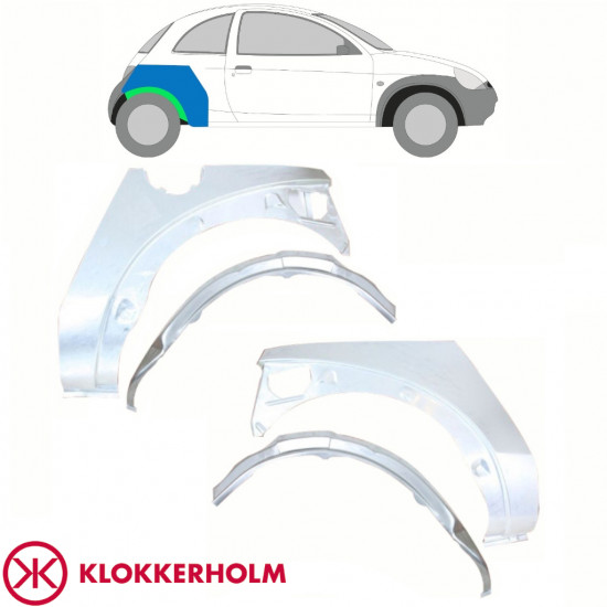 FORD KA 1996-2008 INNEN + AUSSEN REPARATURBLECH RADLAUF REPARATURBLECH / LINKS + RECHTS