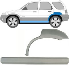 Reparaturblech Schweller + Kotflügel hinten für Ford Maverick 2001-2008 / Links / Satz 10103