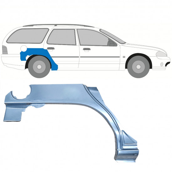 FORD MONDEO 1993-2000 KOMBI HINTEN RADLAUF REPARATURBLECH / RECHTS