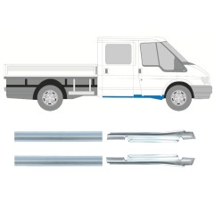 Reparaturblech Schweller für Ford Transit 2000-2013 / Links+Rechts / Satz 9698