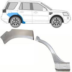 Reparaturblech Kotflügel hinten für Land Rover Freelander 2006-2016 / Rechts / Satz 8965
