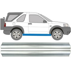 Reparaturblech Schweller für Land Rover Freelander 1997-2006 / Links+Rechts / Satz 11330