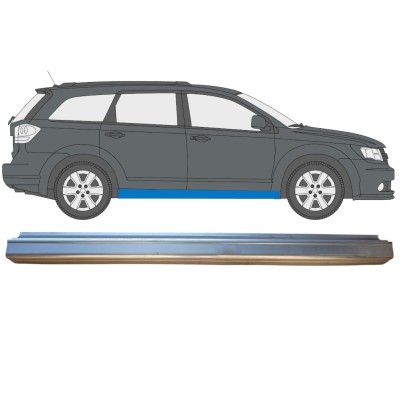 Reparaturblech Schweller für Fiat Freemont 2011-2015 / Links = Rechts (symmetrisch) 15005