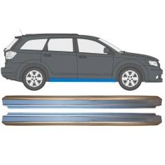 Reparaturblech Schweller für Fiat Freemont 2011-2015 / Links+Rechts / Satz 15006