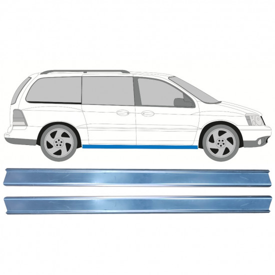 FORD FREESTAR 2004-2007 SCHWELLER REPARATURBLECH / RECHTS = LINKS / SATZ