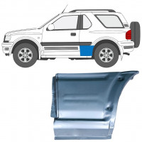 Reparaturblech Kotflügel hinten für Opel Frontera B 1999-2002 / Links 12832
