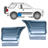 Reparaturblech Kotflügel hinten für Opel Frontera B 1999-2002 / Links / Rechts / Links+Rechts / Satz 12833