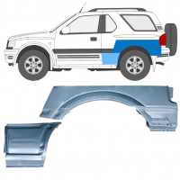 Reparaturblech Kotflügel hinten für Opel Frontera B 1999-2002 / Links / Satz 12838