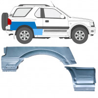 Reparaturblech Kotflügel hinten für Opel Frontera B 1999-2002 / Rechts / Satz 12837