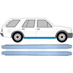 Reparaturblech Schweller für Opel Frontera A 1991-1999 / Links = Rechts (symmetrisch) / Satz 9549