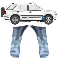 Reparaturblech Kotflügel vorne für Opel Frontera B 1999-2002 / Links+Rechts / Satz 10946