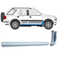 Reparaturblech Schweller + Kotflügel vorne für Opel Frontera B 1999-2002 / Rechts / Satz 11158