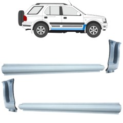 Reparaturblech Schweller + Kotflügel vorne für Opel Frontera B 1999-2002 / Satz 11160