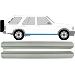 Reparaturblech Schweller für Opel Frontera B 1999-2002 / Links = Rechts (symmetrisch) / Satz 10476