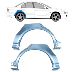 Reparaturblech Kotflügel hinten für Mitsubishi Galant 1996-2003 / Links+Rechts / Satz 9161