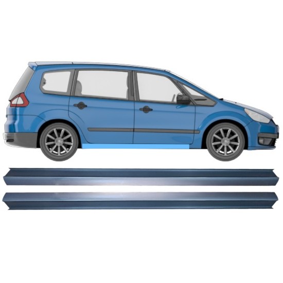 Reparaturblech Schweller für Ford Galaxy 2006-2015 / Links+Rechts / Satz 16188