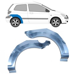 Reparaturblech Kotflügel hinten für Hyundai Getz 2002-2010 / Links+Rechts / Satz 10641