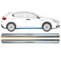 Reparaturblech unterer Schweller für Alfa Romeo Giulietta 2010-2020 / Links+Rechts / Satz 15004 Reparaturblech unterer Schweller für Alfa Romeo Giulietta 2010-2020 / Links+Rechts / Satz 15004