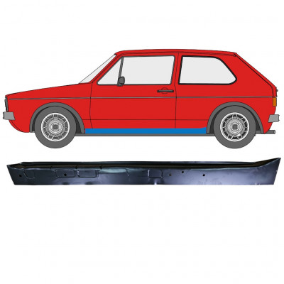 VW GOLF 1 1974- INNEN SCHWELLER REPARATURBLECH / LINKS