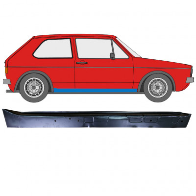 VW GOLF 1 1974- INNEN SCHWELLER REPARATURBLECH / RECHTS