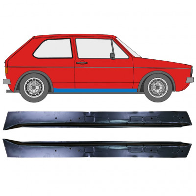 VW GOLF 1 1974- INNEN SCHWELLER REPARATURBLECH / SATZ