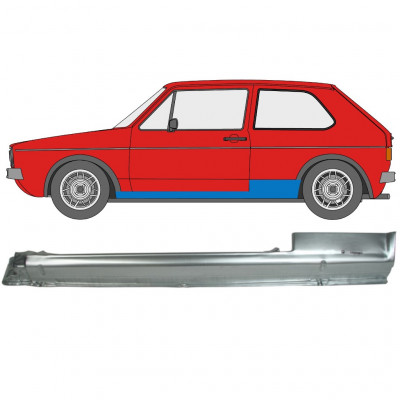 VW GOLF 1 1974- 3 TÜR SCHWELLER REPARATURBLECH / LINKS