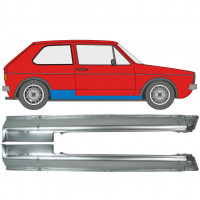 VW GOLF 1 1974- 3 TÜR SCHWELLER REPARATURBLECH / SATZ