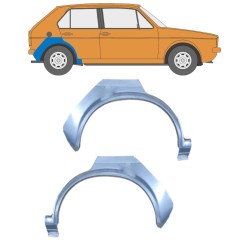 Reparaturblech Kotflügel hinten für Volkswagen Golf 1 1974-1985 / Links+Rechts / Satz 12505