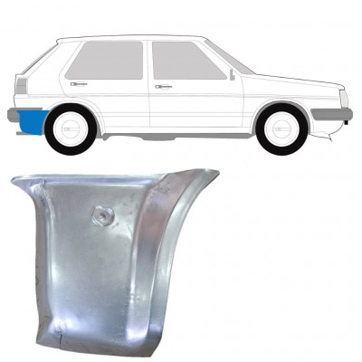 VW GOLF 2 1982- HINTEN ECKE REPARATURBLECH / RECHTS