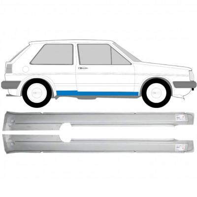 VW GOLF 2 1982- 3 TÜR SCHWELLER REPARATURBLECH / SATZ