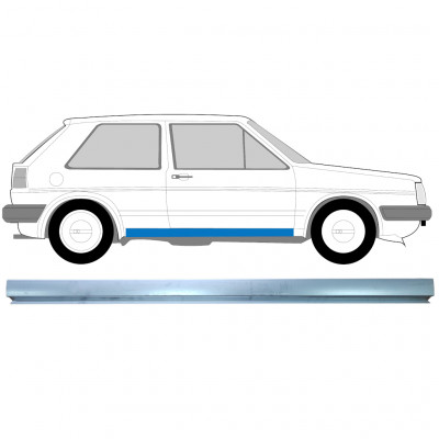 VW GOLF 2 1982-1992 SCHWELLER REPARATURBLECH / RECHTS = LINKS