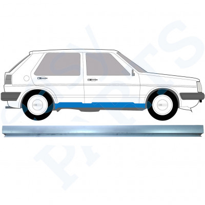 VW GOLF 2 1982- 5 TÜR SCHWELLER REPARATURBLECH / RECHTS