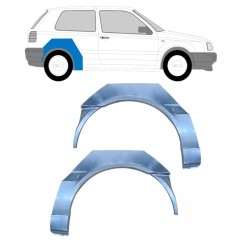 Reparaturblech Kotflügel hinten für Volkswagen Golf 3 1991-1998 / Links+Rechts / Satz 10252