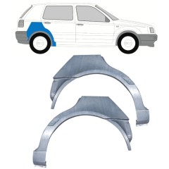 Reparaturblech Kotflügel hinten für Volkswagen Golf 3 1991-1998 / Links+Rechts / Satz 12009