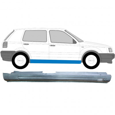 VW GOLF 3 1991- 5 TÜR SCHWELLER REPARATURBLECH / RECHTS
