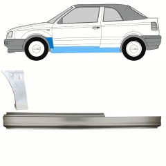 Reparaturblech Schweller + Kotflügel vorne für Volkswagen Golf 3 1991-1998 / Links / CABRIO / Satz 10201