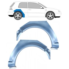 Reparaturblech Kotflügel hinten für Volkswagen Golf 4 1997-2006 / Links+Rechts / Satz 9183