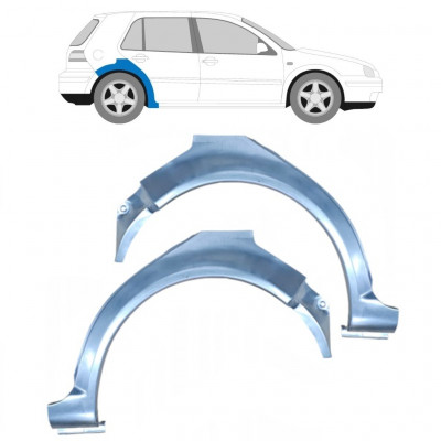 VW GOLF 4 1997- 5 TÜR RADLAUF REPARATURBLECH / SATZ