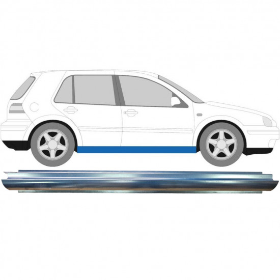 VW GOLF 4 1997- SCHWELLER REPARATURBLECH / RECHTS = LINKS
