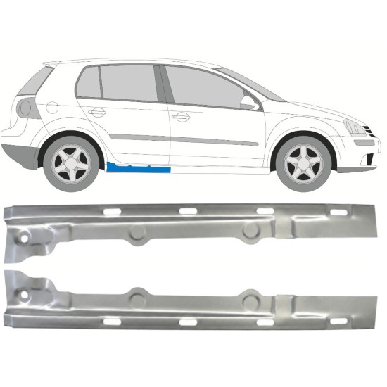 Reparaturblech Innen-Schweller für Volkswagen Golf 5 2003-2009 / Links+Rechts / Satz 9643