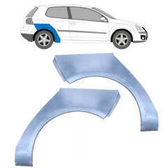 Reparaturblech Kotflügel hinten für Volkswagen Golf 5 2003-2009 / Links+Rechts / Satz 9487