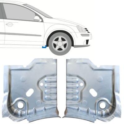 Schweller-Reparaturblech unter der Tür für Volkswagen Golf 5 2003-2009 / Links+Rechts / Satz 14909