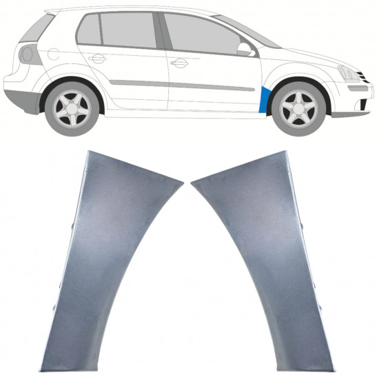 Reparaturblech Kotflügel vorne für Volkswagen Golf 5 2003-2009 / Links / Rechts / Links / Rechts 12756