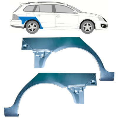 Reparaturblech Kotflügel hinten für Volkswagen Golf 5 Variant 2007-2010 / Links / Rechts / Links+Rechts / Satz 12907