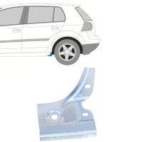 Schweller-Reparaturblech unter der Tür für Volkswagen Golf 5 2003-2009 / Links 16113