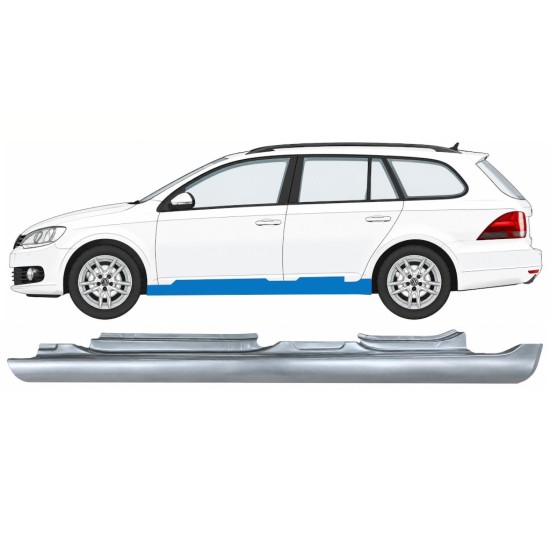 Voll schweller für Volkswagen Golf 6 2008-2013 / Links / COMBI 17048