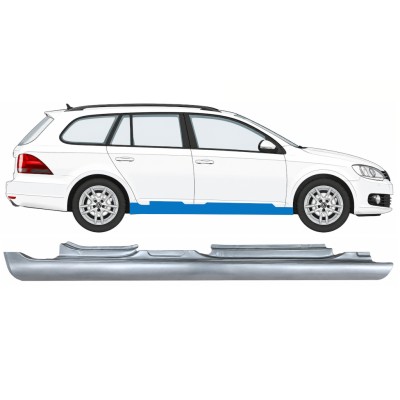 Voll schweller für Volkswagen Golf 6 2008-2013 / Rechts / COMBI 17047