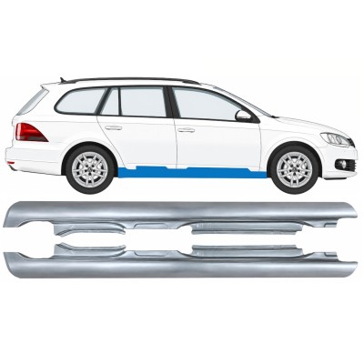 Voll schweller für Volkswagen Golf 6 2008-2013 / Links+Rechts / COMBI 17049