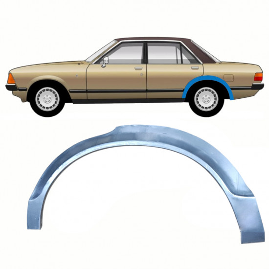 FORD GRANADA 1977-1985 HINTEN RADLAUF REPARATURBLECH / LINKS