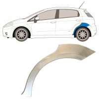 Reparaturblech Kotflügel hinten für Fiat Grande Punto Evo 2005- / Links 14760